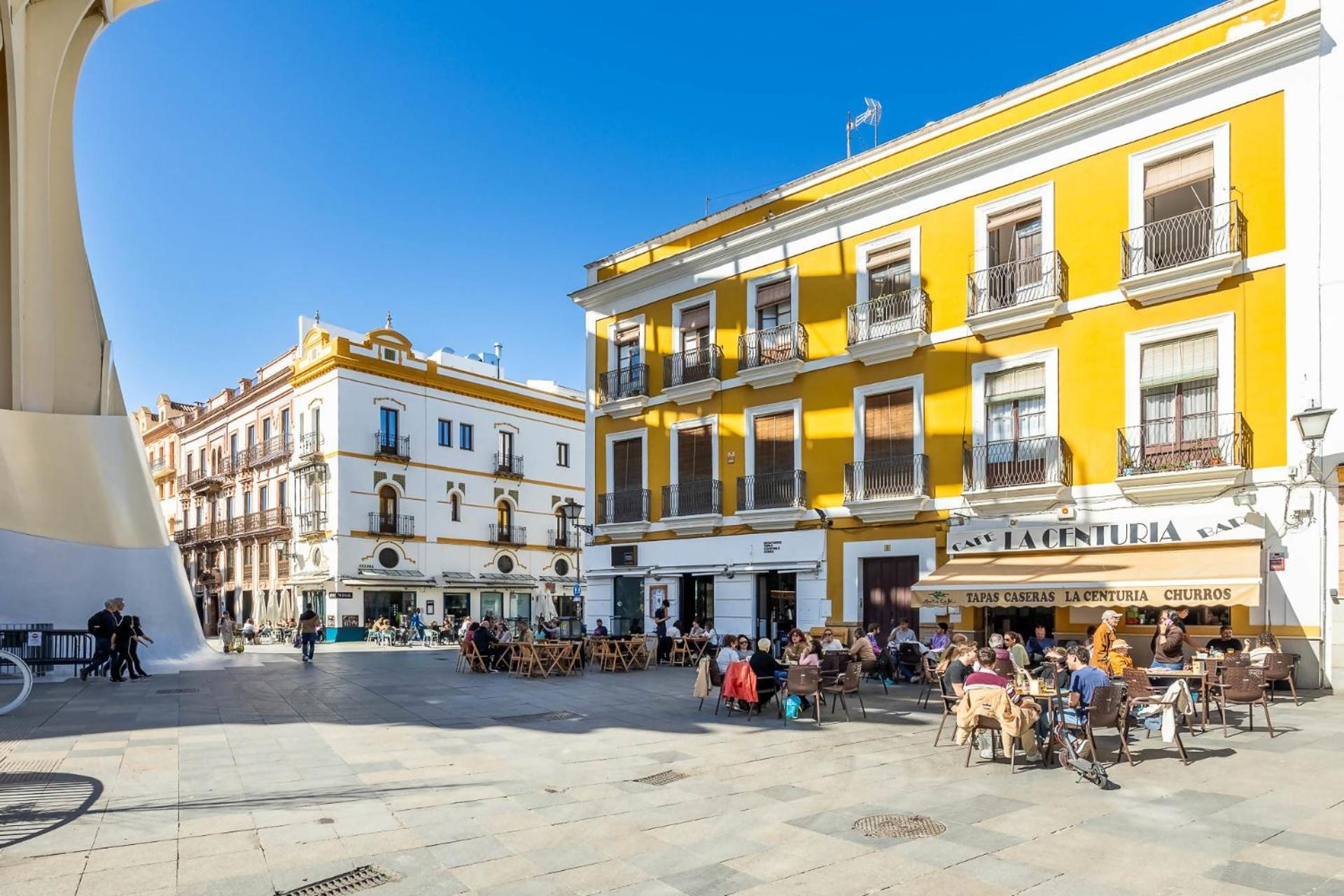 Comfy Away - Estudio En Patio De Vecinos En Las Setas Seville Luaran gambar